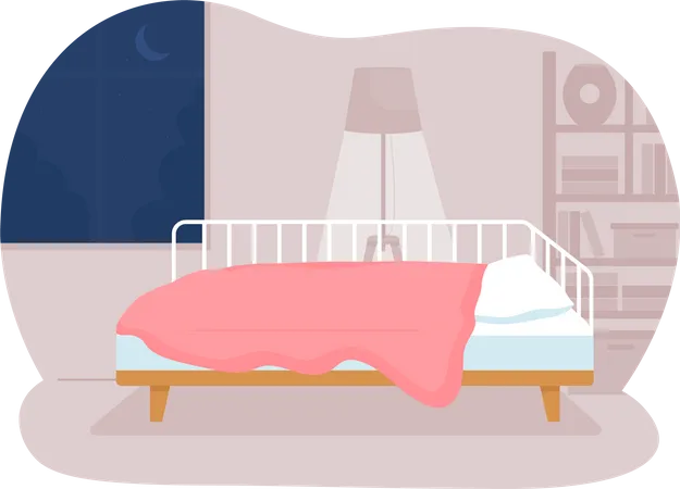 Schlafzimmer für Teenager  Illustration