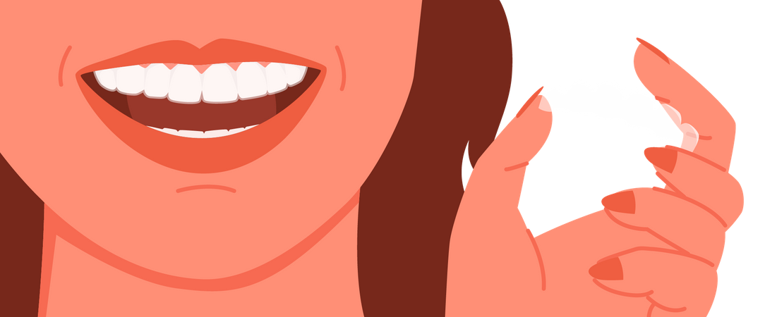 Teeth braces  Illustration