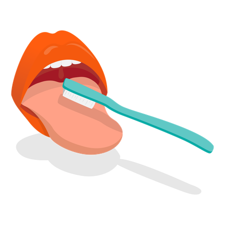 Teeth Cleaning  Illustration