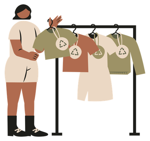 Tela ecológica  Ilustración