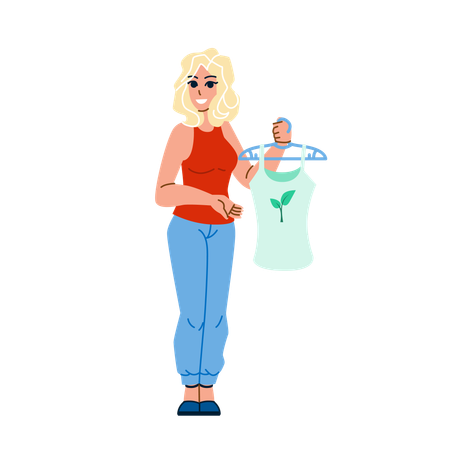 Tela ecológica  Ilustración