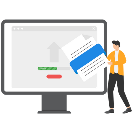 Téléverser un fichier  Illustration