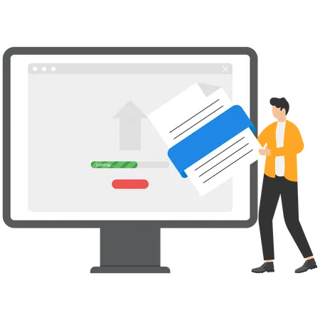 Téléverser un fichier  Illustration