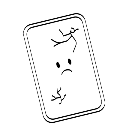 Telefone quebrado  Ilustração