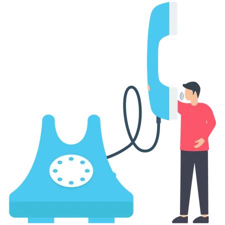 Telemarketing-Verkaufsprodukt  Illustration