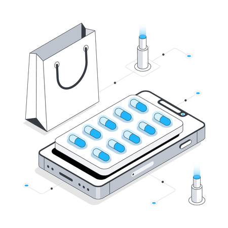 Telemedicine Information  Illustration