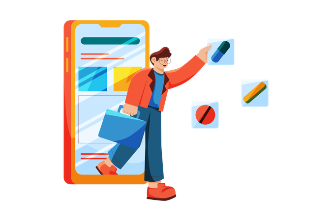 Telemedizin  Illustration