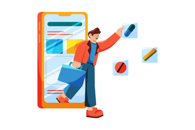 Telemedizin  Illustration