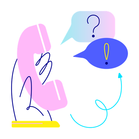Telephone Faq Illustration