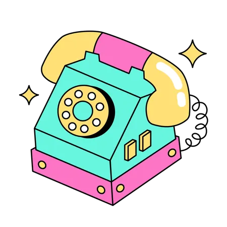 Telephone  Illustration