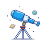 telescope illustrations free