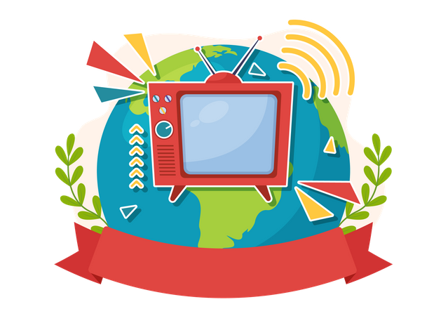 Television Day  Illustration