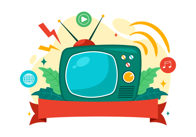 Television Day  Illustration