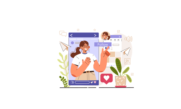 Tema relacionado observando  Ilustración
