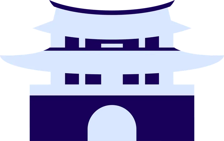 Temple thaïlandais  Illustration