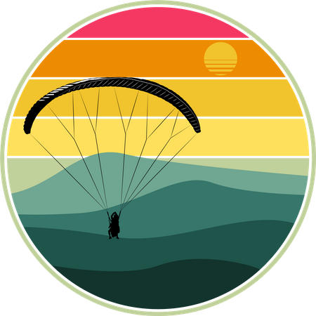 Hora do paraquedismo  Ilustração