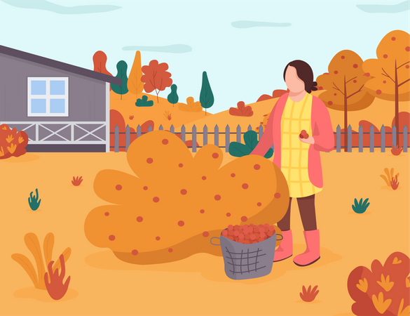 Temporada de otoño  Ilustración