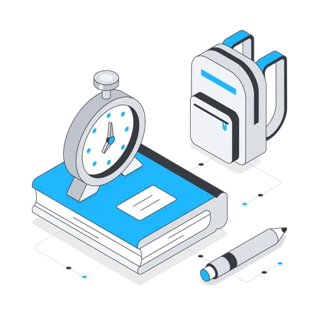 Temps d'étude  Illustration