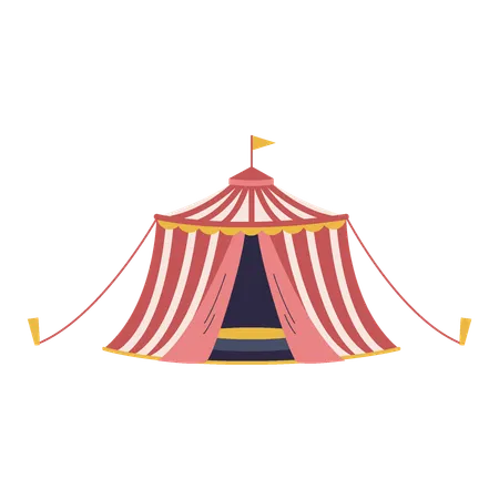 Tenda de circo  Ilustração