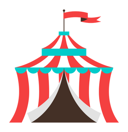 Tenda de circo  Ilustração