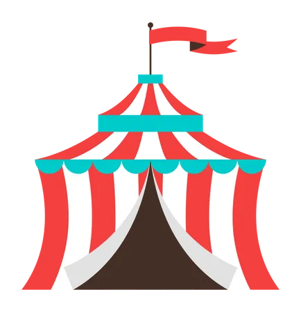 Tenda de circo  Ilustração