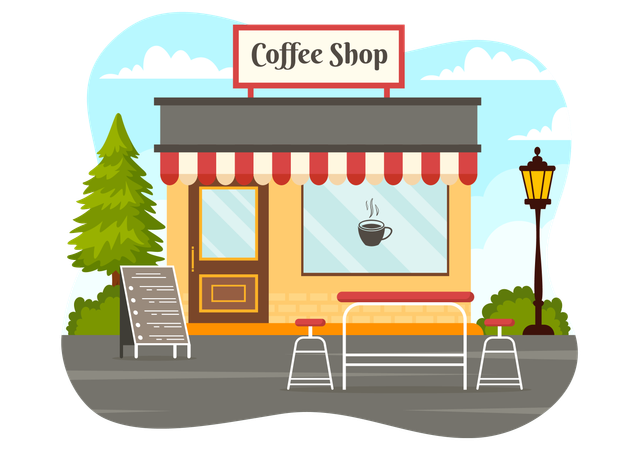 Tendências do café  Illustration