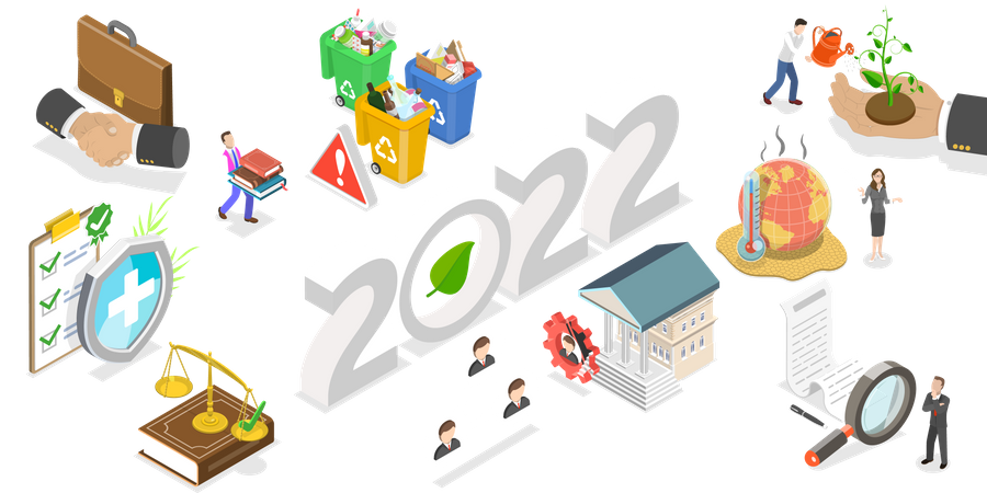 Tendencias ESG en 2022  Illustration
