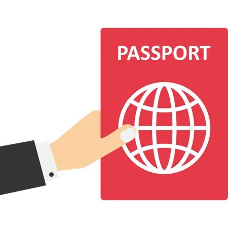 Con pasaporte  Ilustración