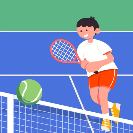 Tenista masculino  Ilustração