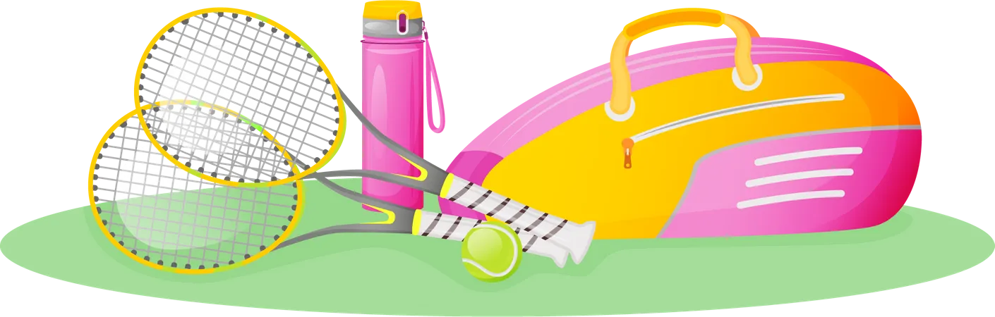 Tennis gear  Illustration