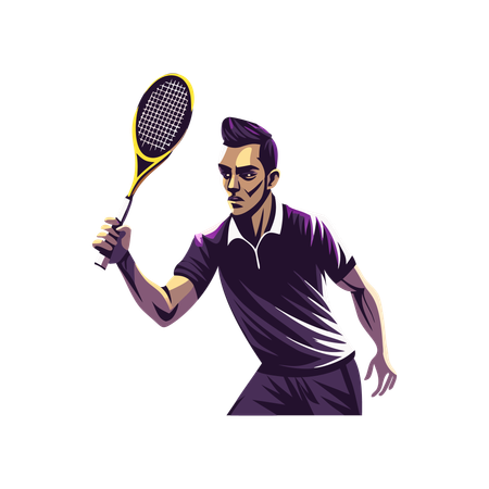 Tennis  Illustration