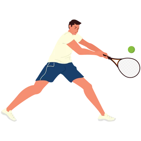 Tennis player Illustration
