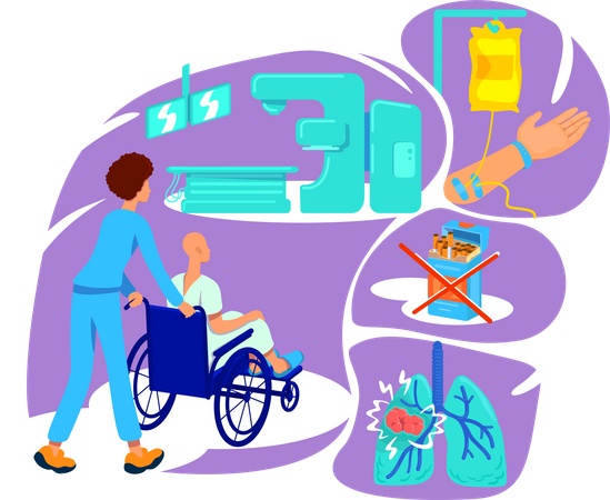 Terapia para doenças crônicas  Ilustração