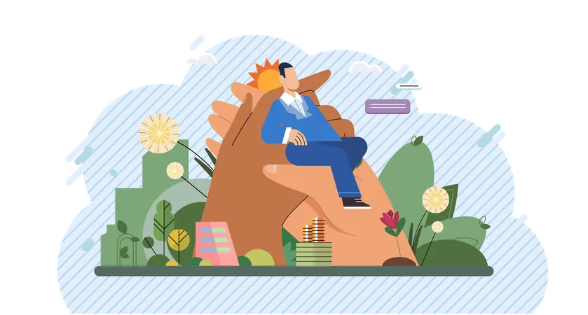 Un terreau fertile pour un environnement de travail positif Bien-être au travail  Illustration