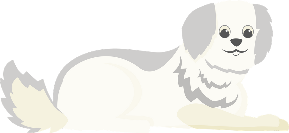 Terrier branco  Ilustração