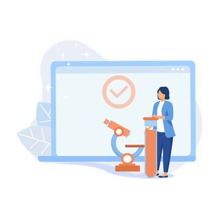 Test médical  Illustration