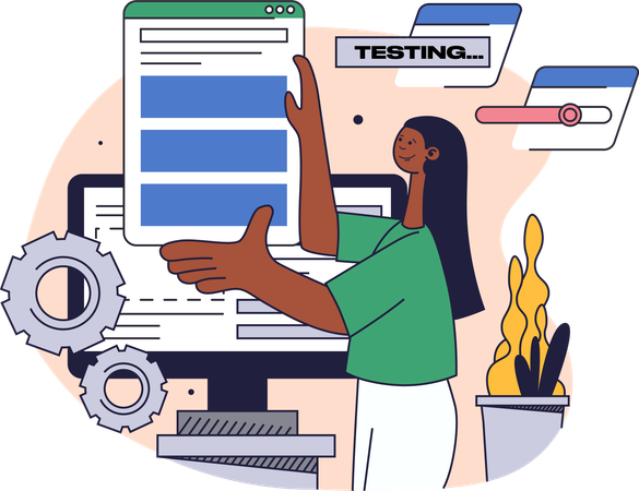 Conception de sites Web pour les tests des employés  Illustration