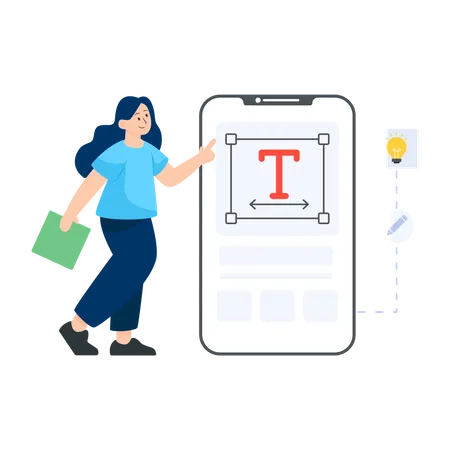 Text Editor  Illustration