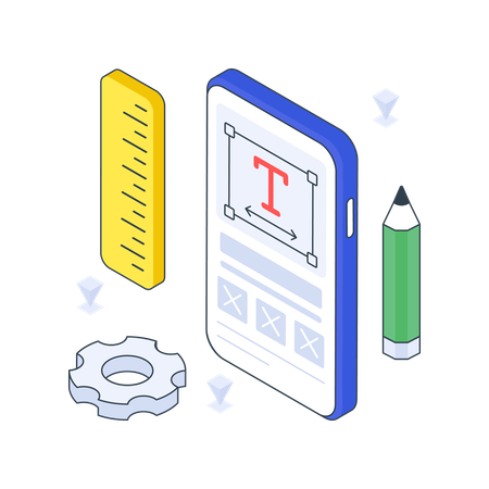 Text Editor  Illustration