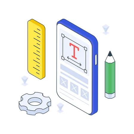 Text Editor  Illustration