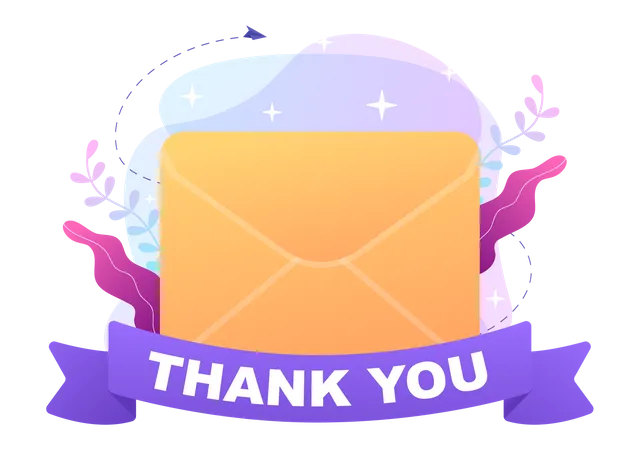 Thank You Letter  Illustration