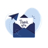 free thank you mail illustrations