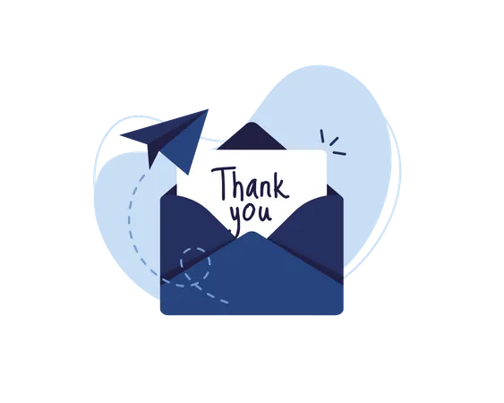 Thank you Mail  Illustration