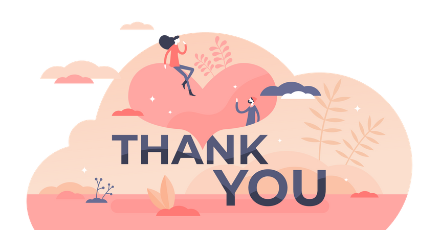 Thank you Volunteer  Illustration