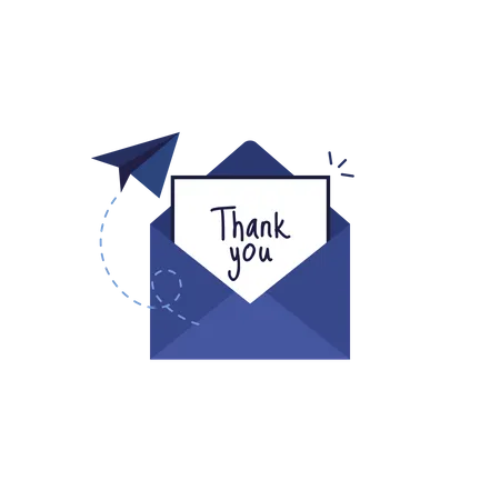 Thanks Letter  Illustration