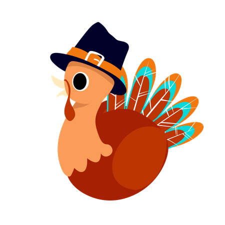 Thanksgiving-Truthahn  Illustration