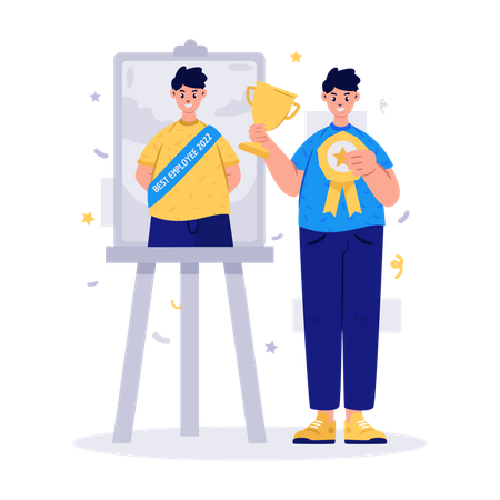 The best employee  Illustration