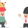 the customer is king illustrations free