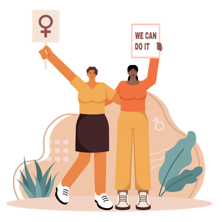 The Future Is Women's Equality  Illustration