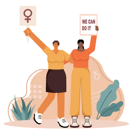 The Future Is Women's Equality  Illustration